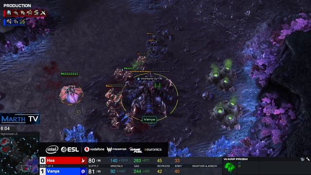 Has (P) vs Vanya (Z) - IEM Katowice 2020 Offline Qualifier #2 смотреть онлайн