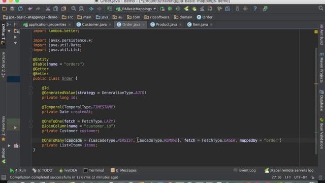 JPA Basic Mappings смотреть онлайн