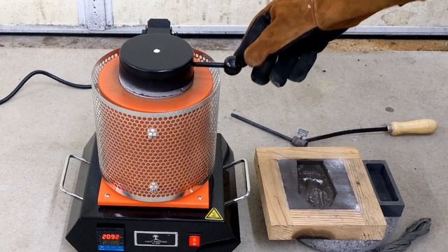 Copper Wire Melting at home - Open Pour Mold - [Cast Master Elite] смотреть онлайн