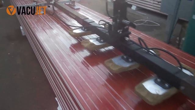 VacuJet SPK Вакуумный захват для кровельных сэндвич-панелей. #вакуумный_захват смотреть онлайн