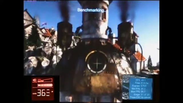 Heaven Benchmark GTX 460 SLI смотреть онлайн