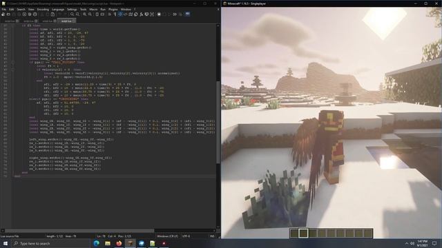Minecraft | Elytra Model API | Figura Mod смотреть онлайн