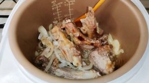 РЁБРЫШКИ с картошкой в мультиварке..