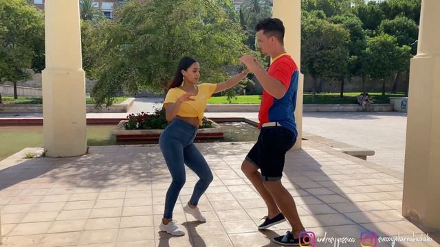 Aventura - Cuando Volveras | Bachata Sueco & Johanna ft. Andres & Yessica смотреть онлайн