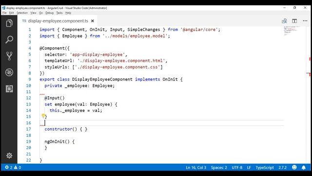 Angular input change detection using property setter смотреть онлайн