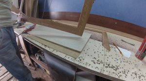 Сборка рамочного фасада из МДФ профиля