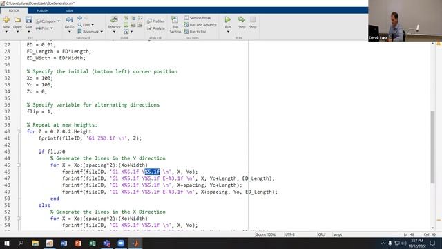 Generating G-Code in Matlab смотреть онлайн