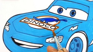 How-to-draw Transforming Lightning McQueen in CARS 3 . Drawing and Coloring Pages | Tim Tim TV