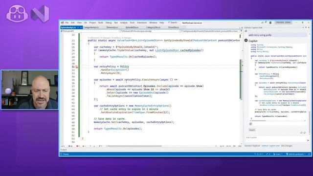 Incorporating Caching into a Web API using GitHub Copilot and Visual Studio 2022 смотреть онлайн