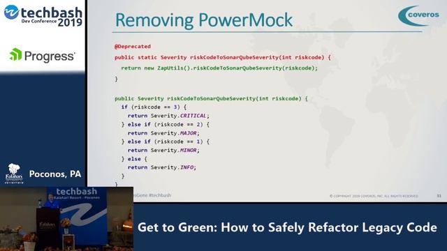 Get to Green: How to safely refactor legacy code смотреть онлайн