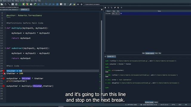 Debug on Python смотреть онлайн