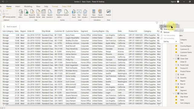 2.8 View Data and Export in CSV from Power BI Visuals | Power BI Tutorials for Beginners смотреть онлайн