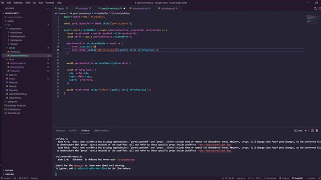 Google Meet Clone with React, WebRTC, and Firebase | Realtime Media Streaming - Part 4 смотреть онлайн