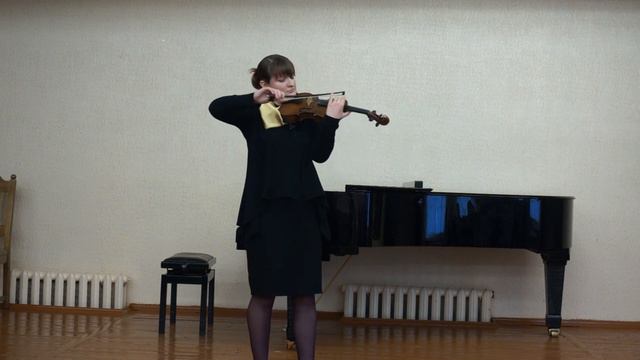 Татьяна Волынец "Концертное Скерцо для скрипки соло" смотреть онлайн