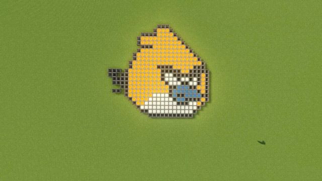 How To Draw | Angry Birds | in Minecraft смотреть онлайн