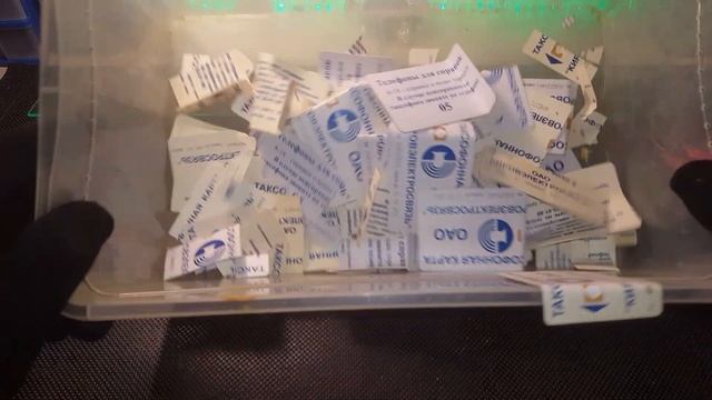 Золото с 50шт таксофонных карт/Аффинаж золота. смотреть онлайн