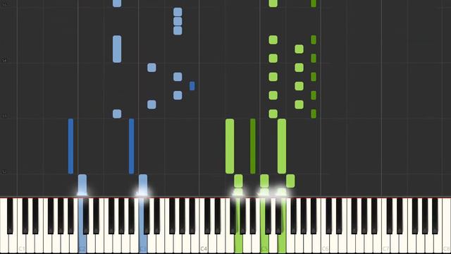 Alice in Wonderland - Alice's Theme [Piano Tutorial] (Synthesia) смотреть онлайн
