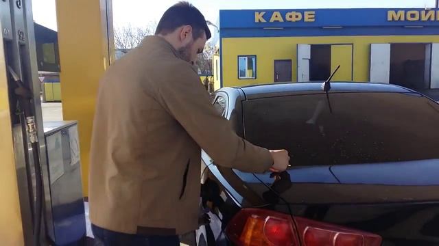 Mitsubishi LANCER, Мицубиси Лансер тест топливодар, расход бензина смотреть онлайн