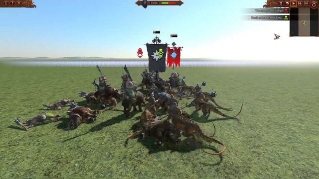 Dragon Ogres VS Crushers (Great Weapons). Total War Warhammer 3 смотреть онлайн