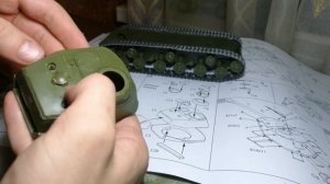 Сборка тяжолго танка ИС-2 от компании Звезда в масштабе 1:35.