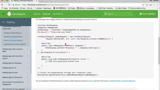 Android JSON Parsing with Volley Library Tutorial - Part-1 - Bangla Tutorial смотреть онлайн
