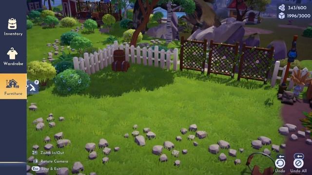 Cosy cottage garden build in Disney Dreamlight Valley! смотреть онлайн