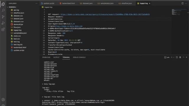 Domo - Log API Requests Using the Java CLI смотреть онлайн