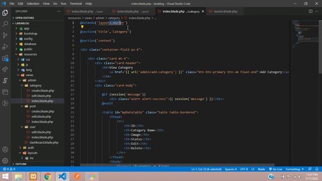 Laravel 8 Blog - 11: Integrate datatable in laravel | How to make search box & pagination in larave смотреть онлайн