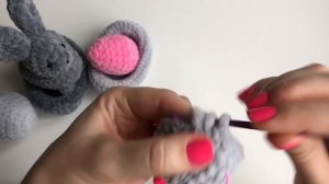 Пасхальный кролик крючком. МК. Часть 2