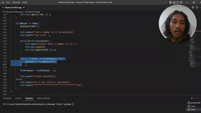 C++ Museum Ticket System : Add array, Delete array смотреть онлайн