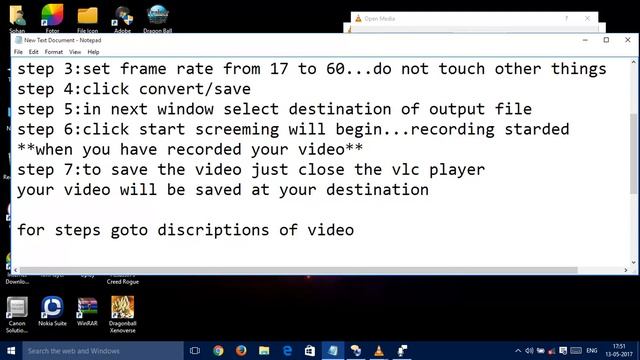 How to record or capture desktop using VLC media player ( Hidden features of VLC ) смотреть онлайн