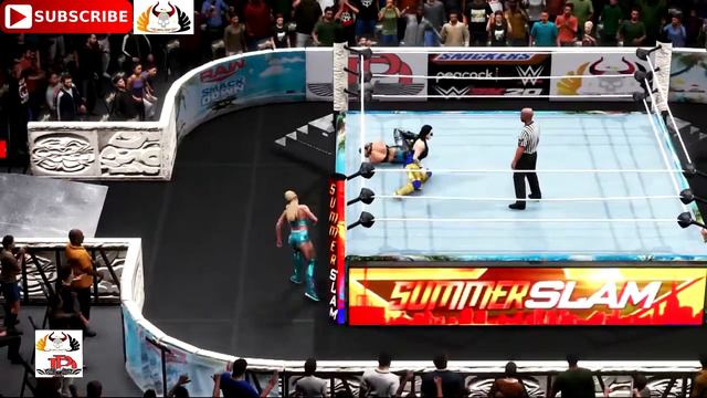 WWE SummerSlam 2021 Raw Women's Championship Nikki A.S.H vs Rhea Ripley vs Charlotte Flair WWE 2K20 смотреть онлайн