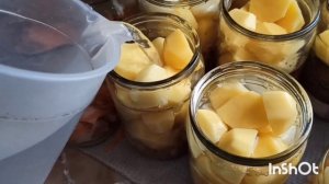 картофель с мясом в автоклаве