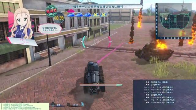 Girls und Panzer: Dream tank match [PS4], Renault FT-17 Gameplay смотреть онлайн