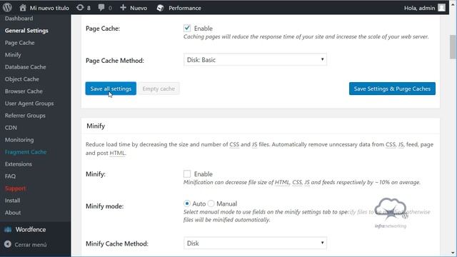 Configuración de W3 Total Cache en Wordpress смотреть онлайн