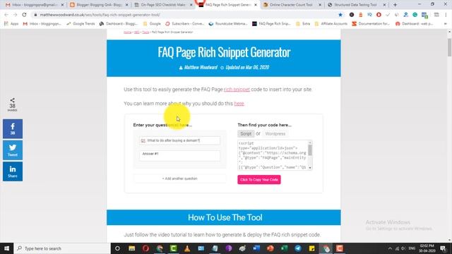 Add FAQ Schema In Blogger Website To Boost Your Website Ranking ? In Hindi | BloggingQnA смотреть онлайн