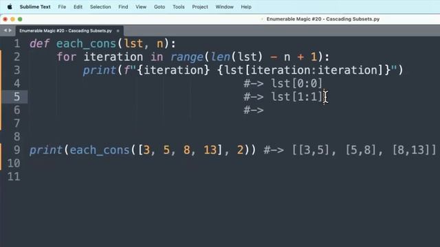 Codewars (Python?) | Enumerable Magic #20 - Cascading Subsets | kyu8 смотреть онлайн
