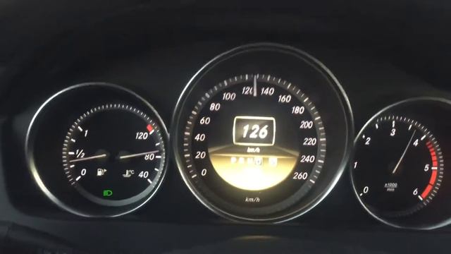 Mercedes-Benz C250 CDI 4Matic 7G-Tronic (W204) Acceleration 0-180 Km/h