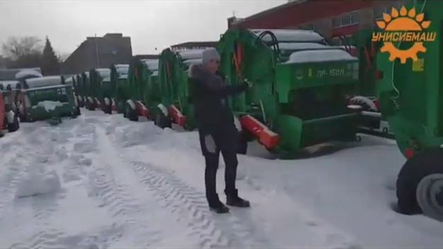 Пресс-подборщик ПР-110М,ПР-145М,ПР-150М,ПР-180М.Грабли. смотреть онлайн