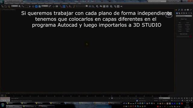 Importar individualmente planos u objetos de AUTOCAD a 3D STUDIO MAX смотреть онлайн
