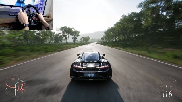 1200HP McLaren 765LT - Forza Horizon 5 | Steering Wheel Gameplay | MAX Graphics | 4K60FPS