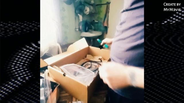 распаковка посылки запчасти на двигатель Ока смотреть онлайн