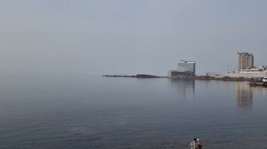 Набережная семь футов, штиль, Владивосток. #блогвладивосток
