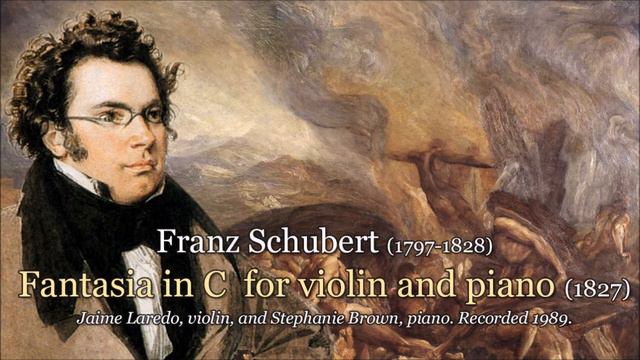 Healing music - Schubert - Fantasia in C for violin and piano смотреть онлайн