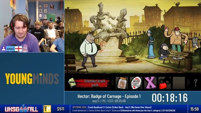 #UKSGFall18 - Hector: Badge of Carnage - Episode 1 (any%) смотреть онлайн