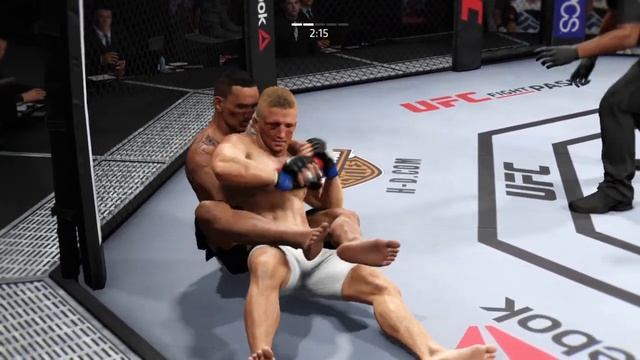 МАКС ХОЛЛОВЭЙ VS ТИДЖЕЙ ДИЛЛАШОУ UFC 2 CPU VS CPU смотреть онлайн