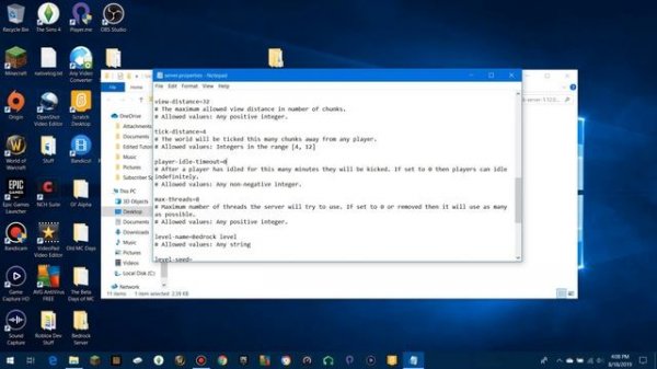 How to Make A Minecraft Bedrock Server! (version 1.12)