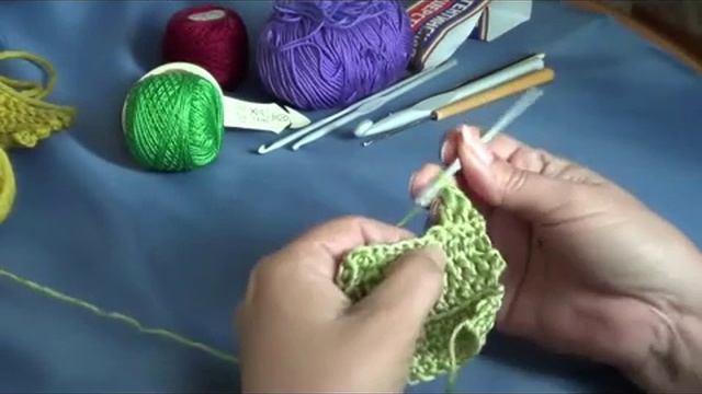 ВЯЗАНИЕ КРЮЧКОМ. Урок 4. Столбик с двумя накидами смотреть онлайн