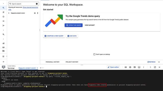 Troubleshoot permission errors accessing datasets and tables смотреть онлайн