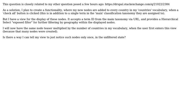 Drupal: How can I check for a duplicate node when rendering a view? (2 Solutions!!) смотреть онлайн